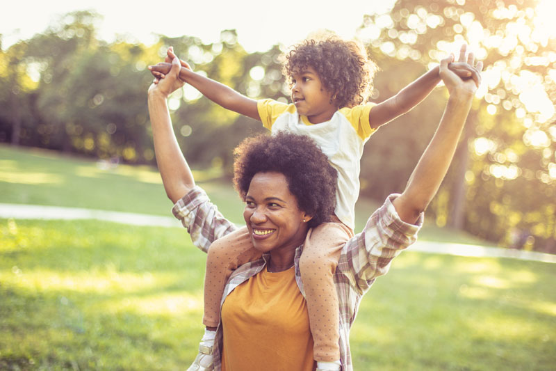 Mother Playing With Child