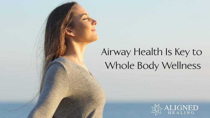 Woman enjoying fresh air for better airway health